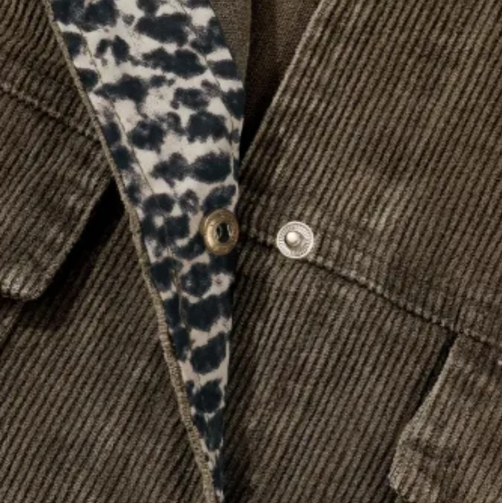 2 left😀New gray corduroy snakeskin trim jacket - Picture 12 of 17